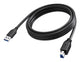 Vision TC 3MUSB3.0/BL USB-kabel USB 2.0 3 m USB A USB B 5 Gbit/sek. Sort