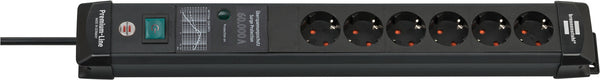 Brennenstuhl 1951160401 stikdåse 3 m 6 AC stikkontakt(er) Indendørs Sort
