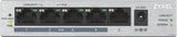 Zyxel GS1005HP Ikke administreret Gigabit Ethernet (10/100/1000) Strøm over Ethernet (PoE) Sølv