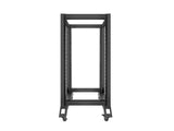 Lanberg OR01-6822-B stativ 22U Fritstående reol Sort