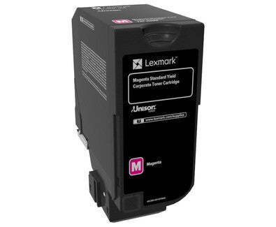 Lexmark 74C2SME tonerpatron 1 stk Original Magenta