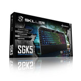Sharkoon Skiller SGK5 tastatur Spil USB QWERTZ Tysk Sort