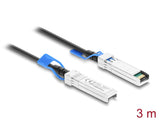 DeLOCK 84086 InfiniBand og fiberoptisk kabel 3 m SFP28 Twinax Sort