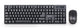 Gembird KBS-W-01 tastatur Mus inkluderet Universel RF trådløst QWERTY Engelsk Sort