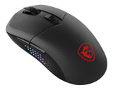MSI VERSA 300 ELITE WIRELESS mus Spil Højre hånd RF Wireless + Bluetooth + USB Type-C Optisk 26000 dpi