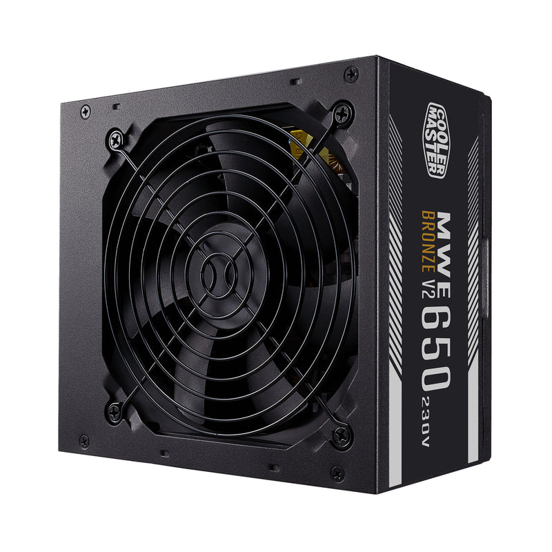 Cooler Master MWE 650 Bronze 230V V2 enhed til strømforsyning 650 W 24-pin ATX ATX Sort