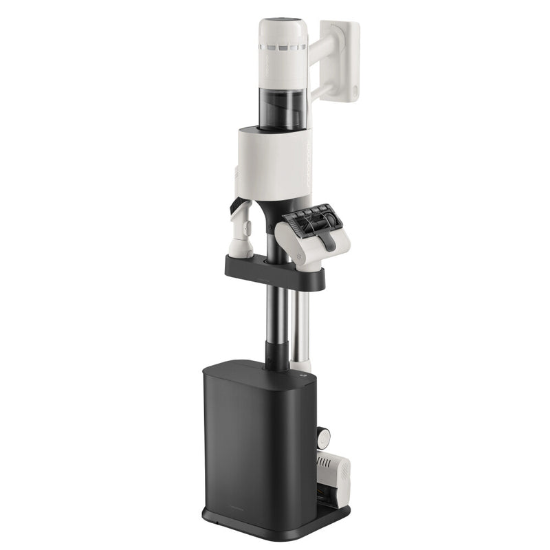 Roborock H60 Hub Stick vakuum Batteri Dry HEPA Poseløs Sort, Hvid