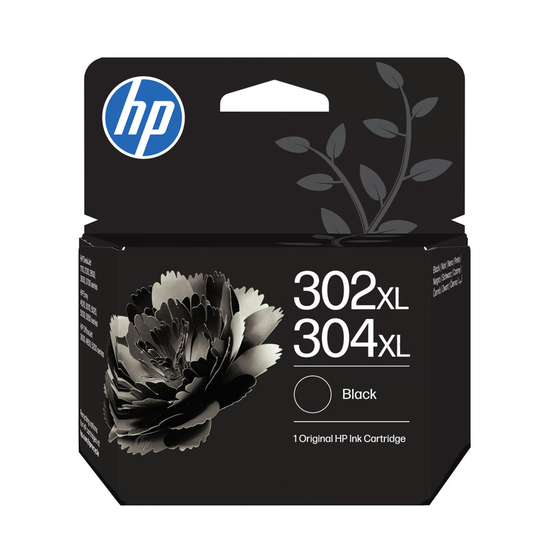HP Original 302XL/304XL-blækpatron, sort