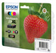 Epson Strawberry C13T29964022 blækpatron 1 stk Original High (L) Yield Sort, Blå, Magenta, Gul