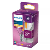 Philips Filament kertepære, klar 60 W P45 E14