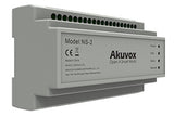 Akuvox NS-2 netværksswitch Fast Ethernet (10/100) DIN rail Grå
