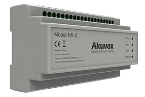 Akuvox NS-2 netværksswitch Fast Ethernet (10/100) DIN rail Grå