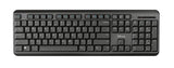 Trust TK-350 tastatur Kontor RF trådløst QWERTZ Tysk Sort