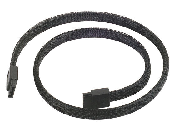 Silverstone CP07 SATA-kabel 0,5 m Sort