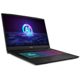 MSI Katana A17 AI B8VF-866 AMD Ryzen™ 7 8845HS Laptop 43,9 cm (17.3") Fuld HD 16 GB DDR5-SDRAM 1 TB SSD NVIDIA GeForce RTX 4060 Wi-Fi 6E (802.11ax) Windows 11 Home Sort