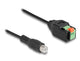 DeLOCK 66327 composite videokabel 0,15 m RCA Klemrække (2-benet) Sort, Grøn