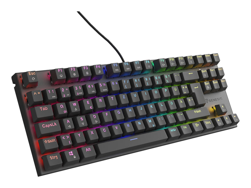 GENESIS Thor 303 TKL tastatur Spil USB QWERTZ Tysk Sort