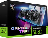 MSI GAMING GEFORCE RTX 5080 16G TRIO OC grafikkort NVIDIA 16 GB GDDR7
