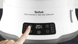 Tefal Convenient Series Deluxe VC502D dampkoger 3 kurv(e) Bordplade 900 W Rustfrit stål, Hvid
