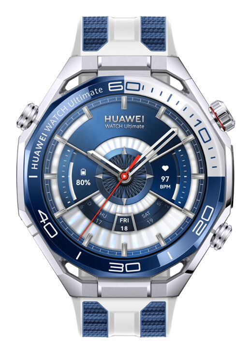 Huawei Ultimate 2 3,81 cm (1.5") LTPO Digital 466 x 466 pixel Blå Wi-Fi GPS (satellit)