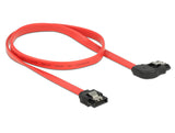 DeLOCK 83969 SATA-kabel 0,5 m SATA 7-pin Sort, Rød