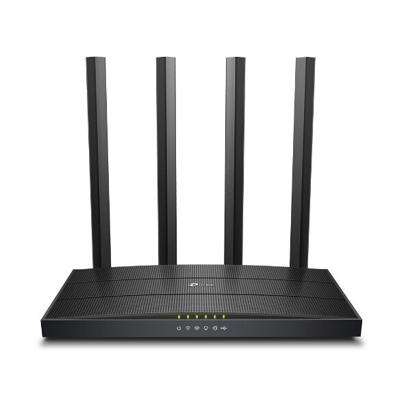 TP-Link Archer C6U trådløs router Gigabit Ethernet Dual-band (2,4 GHz / 5 GHz) Sort