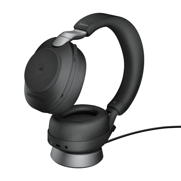 Jabra Evolve2 85 Headset Trådløs Kontor/Callcenter USB Type-C Bluetooth Sort