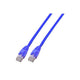 EFB Elektronik 10m Cat6 Patch netværkskabel Blå U/UTP (UTP)