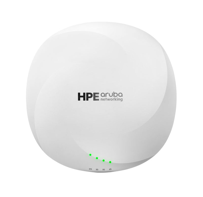 HPE Aruba Networking AP-635 (RW) Tri Radio 2x2 Wi-Fi 6E Internal Antennas 5-pack Campus Access Point 2400 Mbit/s Hvid Strøm over Ethernet (PoE)