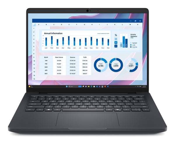 DELL Pro Max 14 MC14255 Copilot+ PC AMD Ryzen AI 7 PRO PRO 350 Mobil workstation 35,6 cm (14") Full HD+ 16 GB LPDDR5x-SDRAM 512 GB SSD Wi-Fi 7 (802.11be) Windows 11 Pro Sort Nordisk