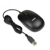 iBox IKMS606 tastatur Mus inkluderet Hjem USB QWERTY UK engelsk Sort