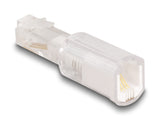 DeLOCK 88169 kabel kønsskifter RJ10 Transparent, Hvid