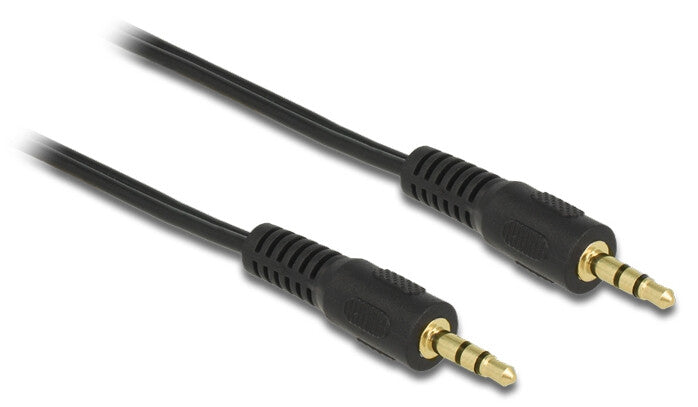 DeLOCK 84001 lydkabel 2,5 m 3.5mm Sort