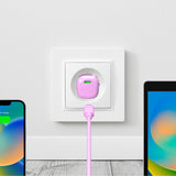 PURO PUFCMTCUSBC20WGPINK oplader til mobil enhed Smartphone, Tablet Lyserød Vekselstrøm Hurtig opladning Indendørs