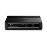 TP-Link TL-SF1016D netværksswitch Fast Ethernet (10/100) Sort