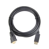 Gembird CC-DPM-DVIM-3M videokabel adapter DisplayPort DVI Sort