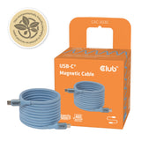 CLUB3D CAC-3030 USB-kabel 2 m USB C 0,48 Gbit/sek. 240 W Blå