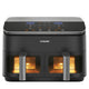 Cosori Dual Basket Chef Edition Dobbelt 8,5 L Enkeltstående 1750 W Varmluftsteger Sort, Sølv