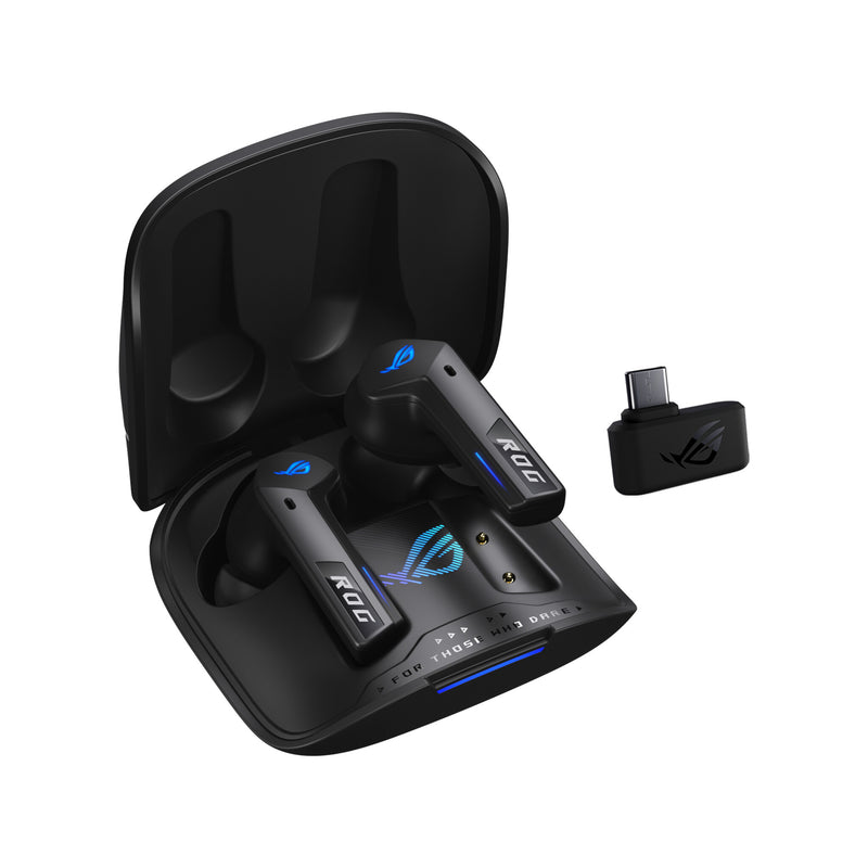 ASUS ROG Cetra True Wireless Speednova Headset True Wireless Stereo (TWS) I ørerne Spil Bluetooth Sort