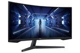 Samsung G55T computerskærm 86,4 cm (34") 3440 x 1440 pixel UltraWide Quad HD LED Sort