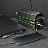Qoltec Monolith strømadapter og vekselret Automatisk 600 W Sort