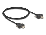 DeLOCK 80479 USB-kabel USB 2.0 1 m USB A 0,48 Gbit/sek. Sort