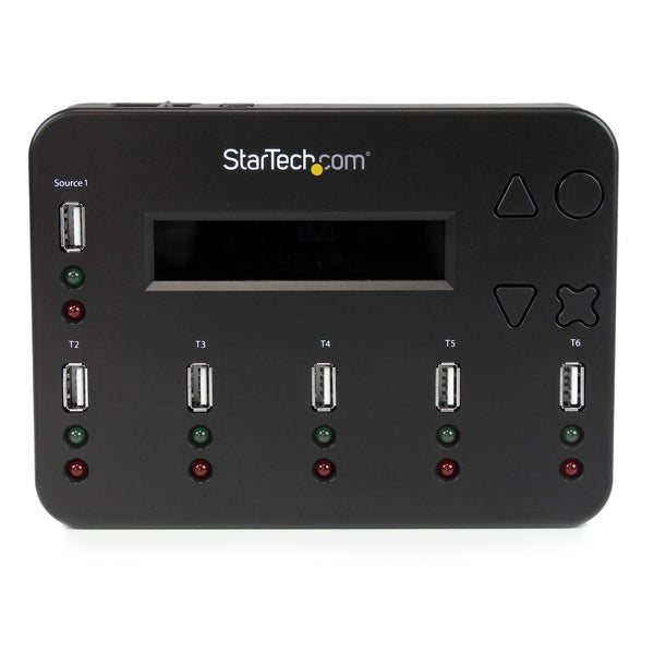 StarTech.com USBDUP15 kopienhed til digital medie USB flash drev duplikator Sort 5 Kopier