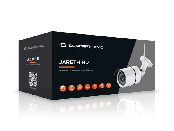 Conceptronic JARETH02W overvågningskamera Kugle (form) IP-sikkerhedskamera Udendørs 1280 x 720 pixel Loft/væg