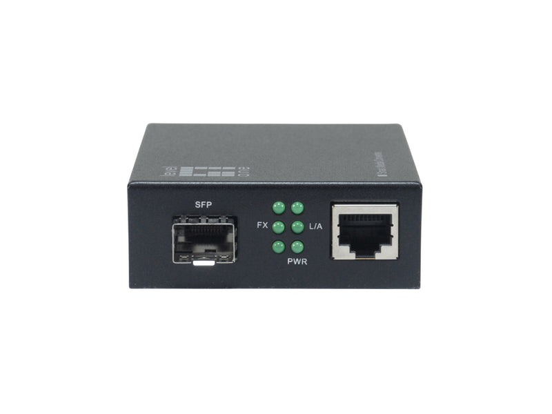 LevelOne GVM-2000 netværksomformer til medie 1000 Mbit/s Sort