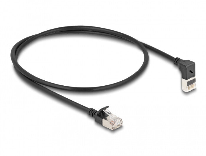 DeLOCK 80286 netværkskabel Sort 0,5 m Cat6a S/FTP (S-STP)