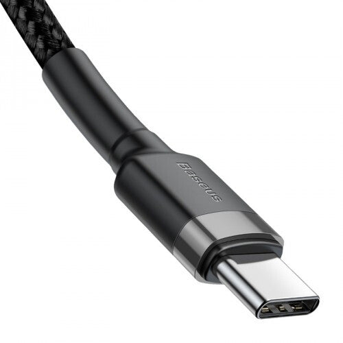 Baseus Cafule USB-kabel 1 m USB C 0,48 Gbit/sek. 60 W Sort, Grå
