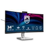 Philips 6000 series 34B2U6603CH/00 computerskærm 86,4 cm (34") 3440 x 1440 pixel Wide Quad HD LCD Grå