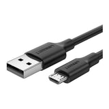 Ugreen 60137 USB-kabel USB 2.0 1,5 m USB A Micro-USB A 0,48 Gbit/sek. Sort