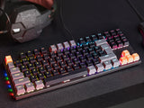 Tracer Blade 87 tastatur Spil USB QWERTY Engelsk Sort, Grå, Rød